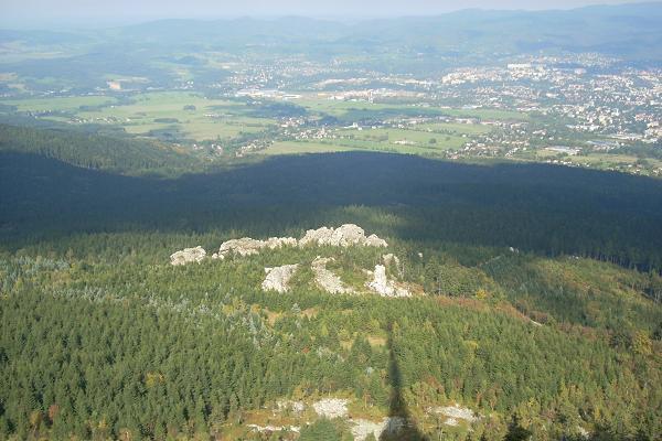 Výhled na Liberec z Ještìdu