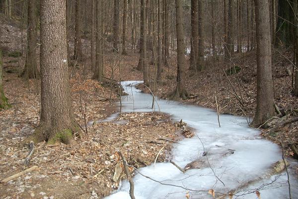 �ulovsk� potok - zamrzl�