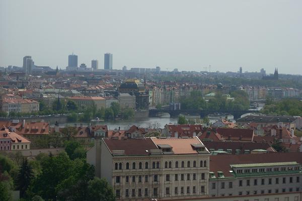 N�rodn� divadlo - pohled z Pra�sk�ho hradu